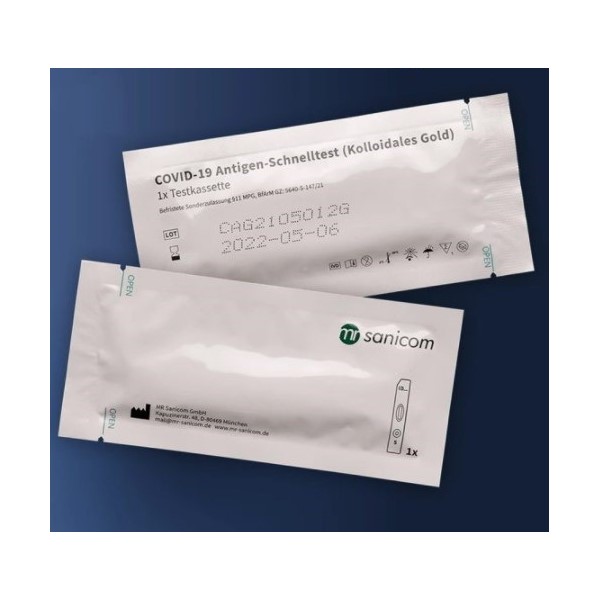 Que test nhanh nước bọt MR Sanicom (Đức)