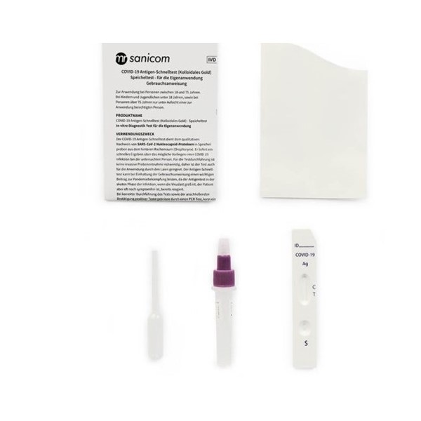 Que test nhanh nước bọt MR Sanicom (Đức)