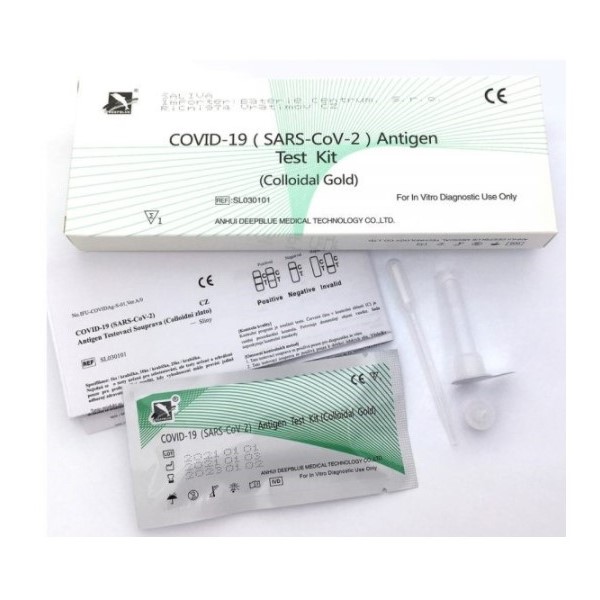 Kit test nhanh DEEP BLUE Covid-19 Colloidal Gold (Đức) thùng 1100 test