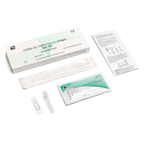 Kit test nhanh DEEP BLUE Covid-19 Colloidal Gold (Đức) thùng 1100 test